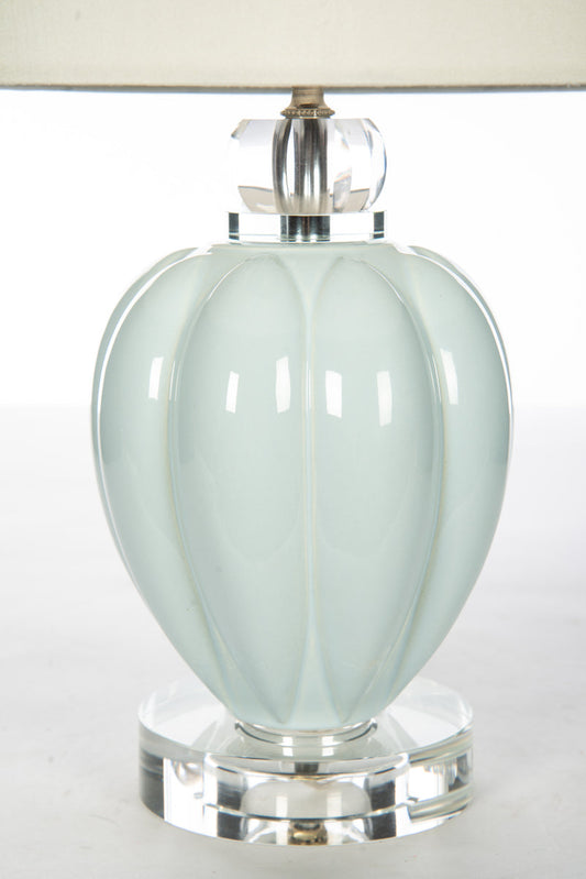 Lilia - Romantic Creamy Pastel Ceramic Table Lamp