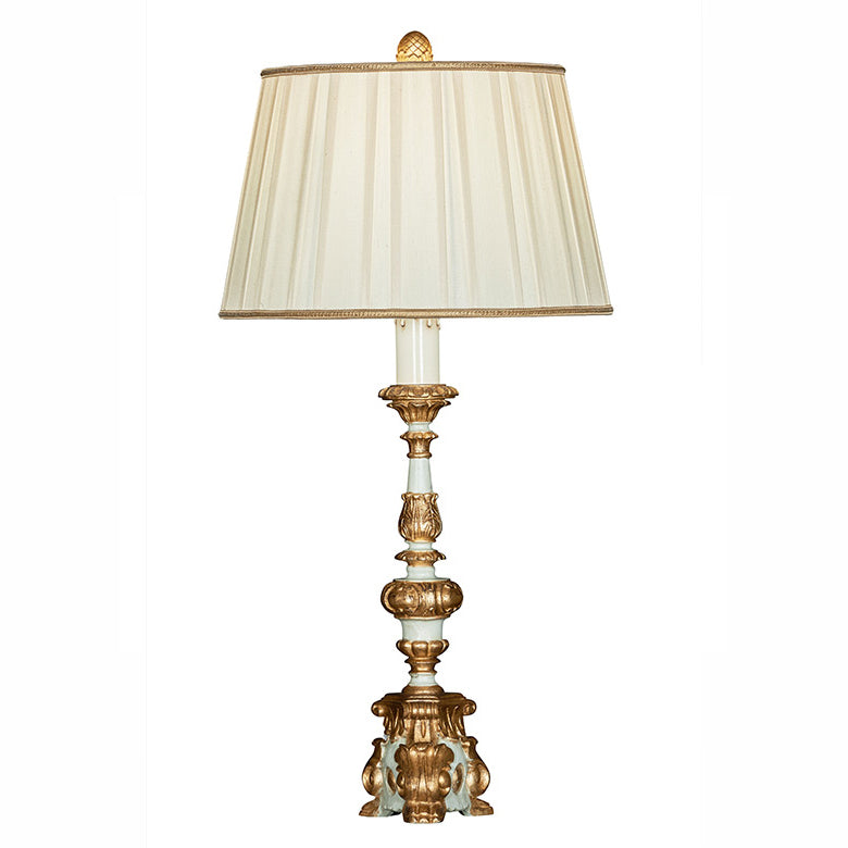 Arielle Bleu Couture Table Lamp Melea Markell
