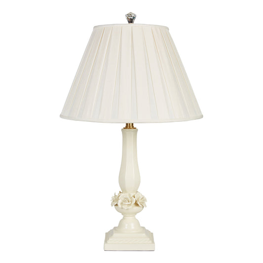 Chelsea Crema Lamp - French Renaissance Elegance in Ceramic by Melea Markell
