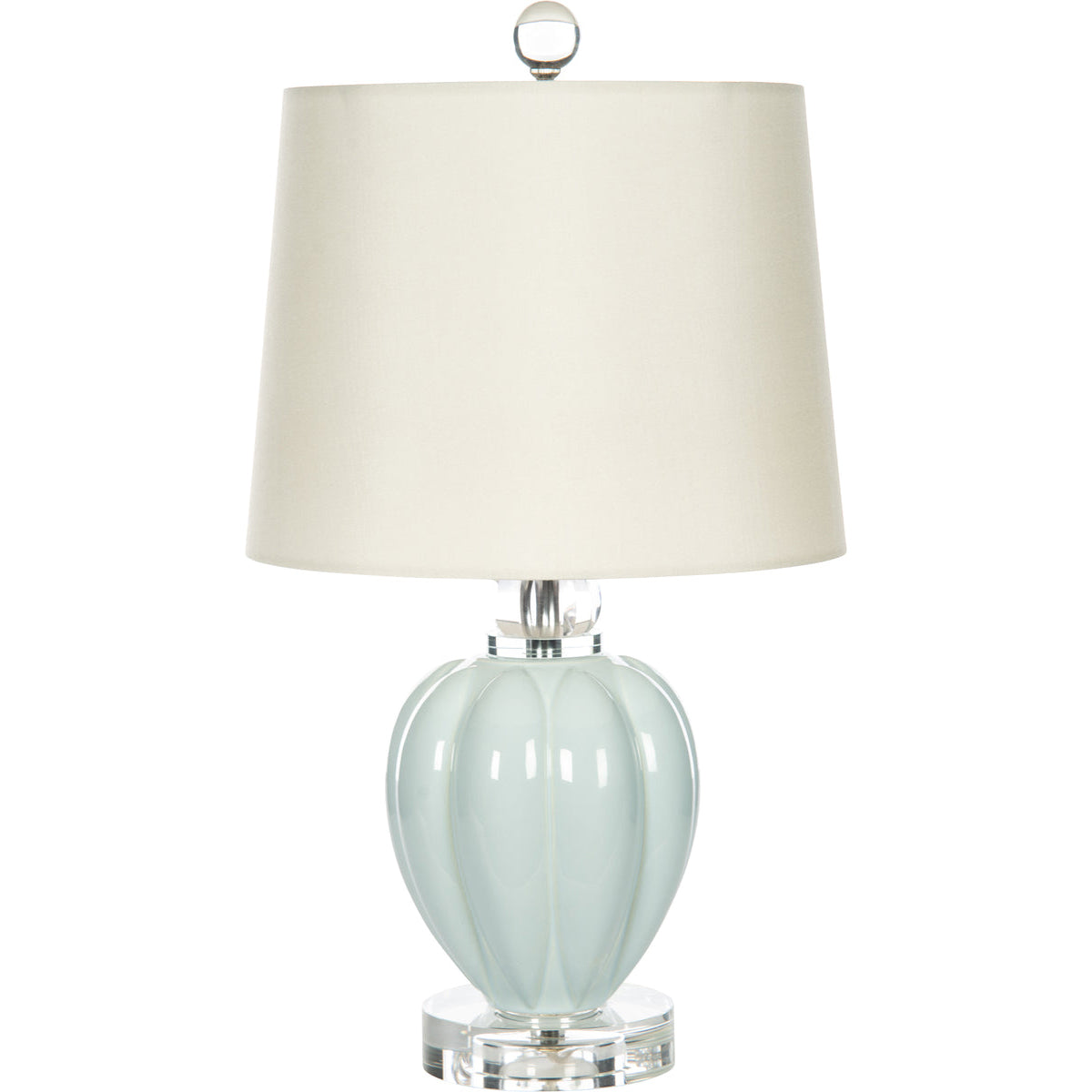 Melea Markell Lilia - Romantic Creamy Pastel Ceramic Table Lamp