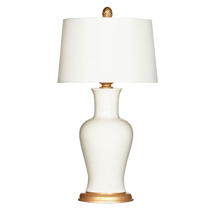 Amelie Blanc white table lamp, Melea Markell