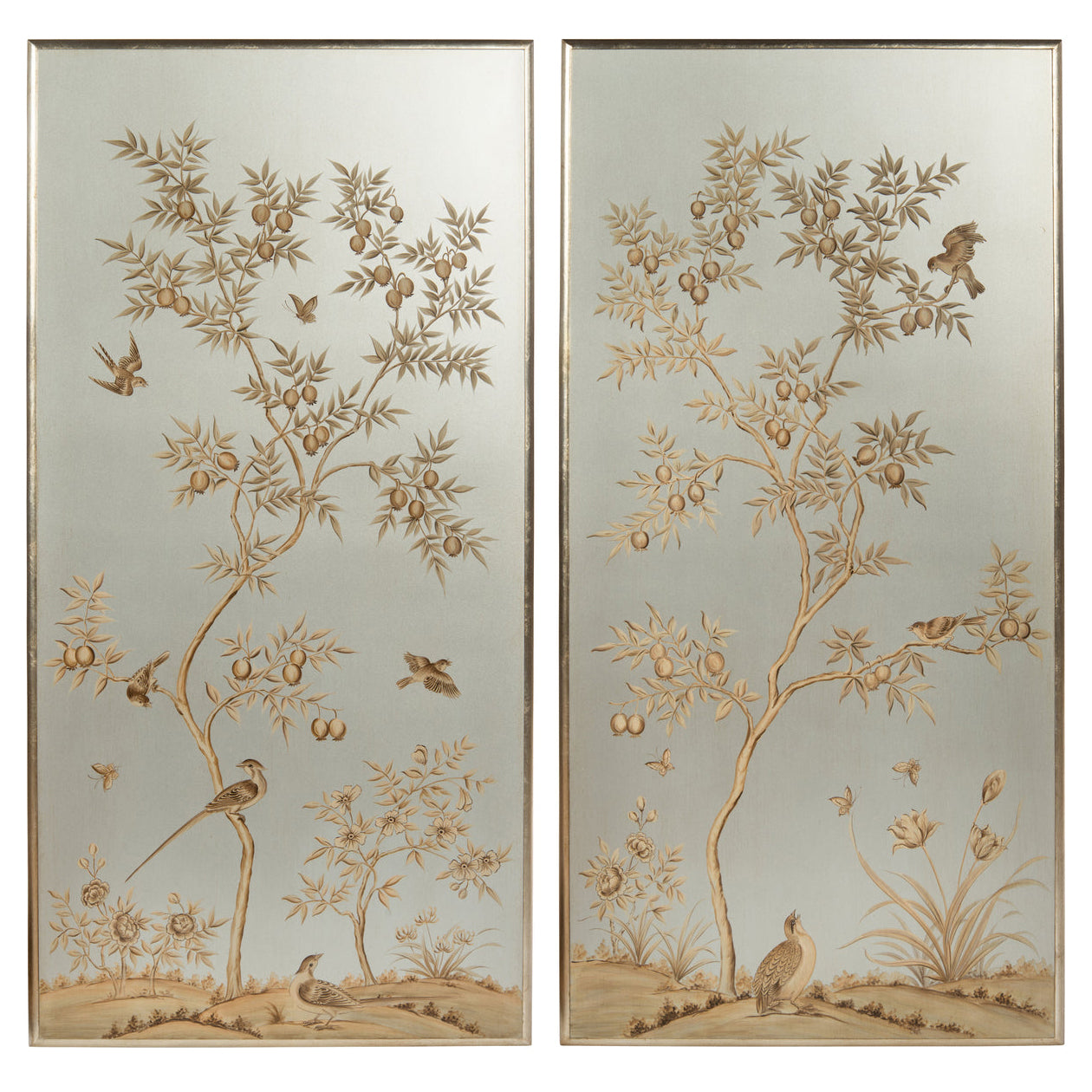 Antiqued Silver Bird Panels Melea Markell